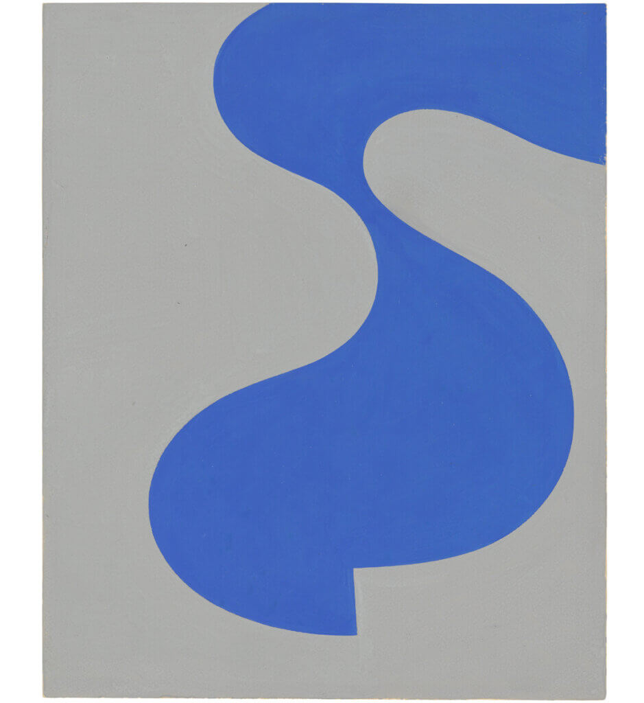 Forme bleue (Blue shape)